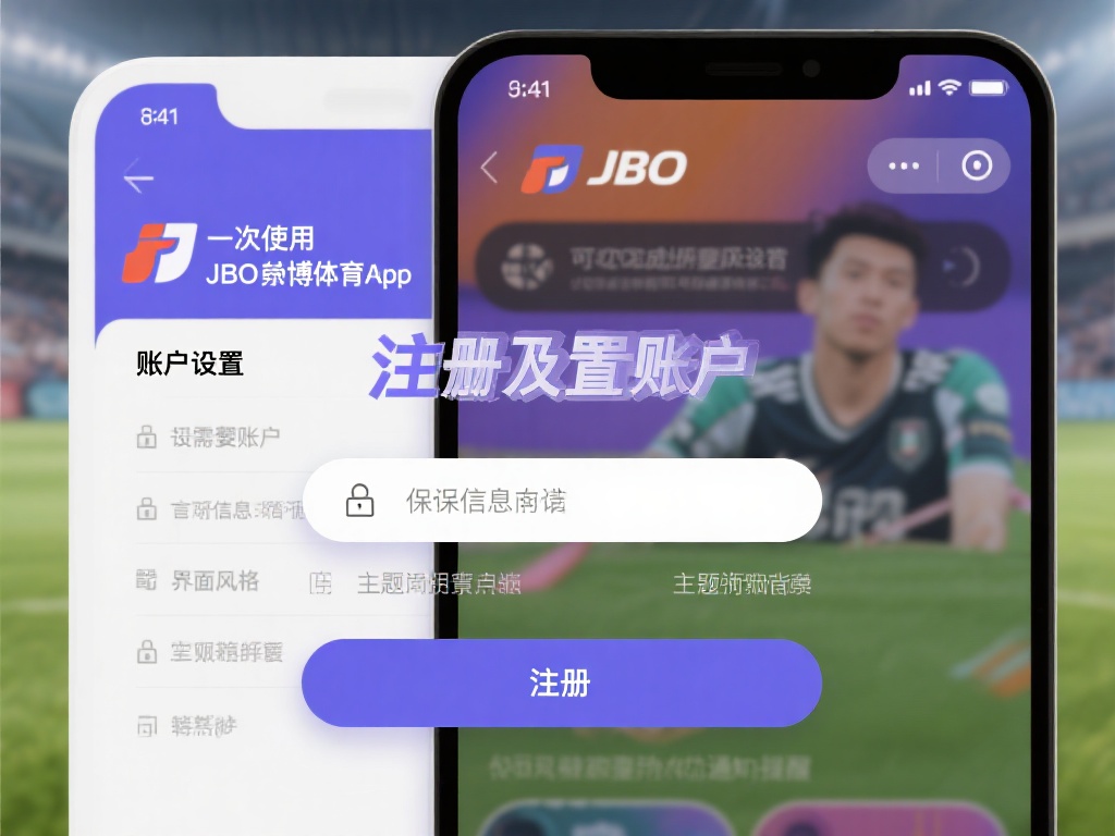 第一次使用JBO竟博体育app，您需要完成注册并设
